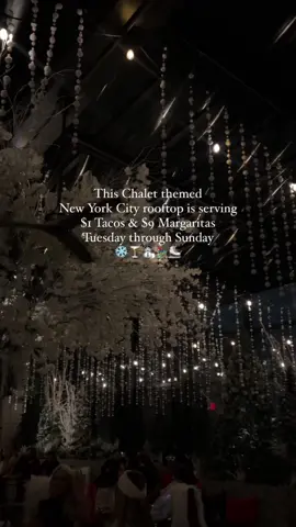 ❄️⛸️This all year round rooftop just transformed into Chalet East—winter rooftop! 🍸 They are serving up the cutest Winter Delights: Frozen Espresso Martini Frozen Spiked Apple Cider Warm Churros with Spiced Hot Chocolate 🕰️ When to Visit: Tues – Fri: 4 PM - 11 PM Sat – Sun: 12 PM - 11 PM 🌮 Happy Hour Highlights: $1 Tacos & $9 Margaritas! Tues – Fri: 4 PM – 6 PM Sat – Sun: 12 PM – 3 PM See you at Chalet East! ❄️🍹 📍 @ the ready rooftop 