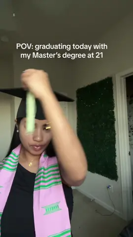 We made itt 🥹 you can literally do anything you put your mind to!  #gradszn2023 #graduateschool #mastersdegree #miamiuniveristy #fyp #graduate #aka1908 