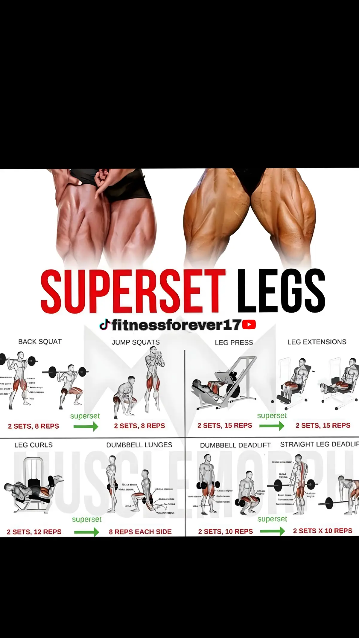 SUPERSET LEGS. . #Fitness #gym #workout 