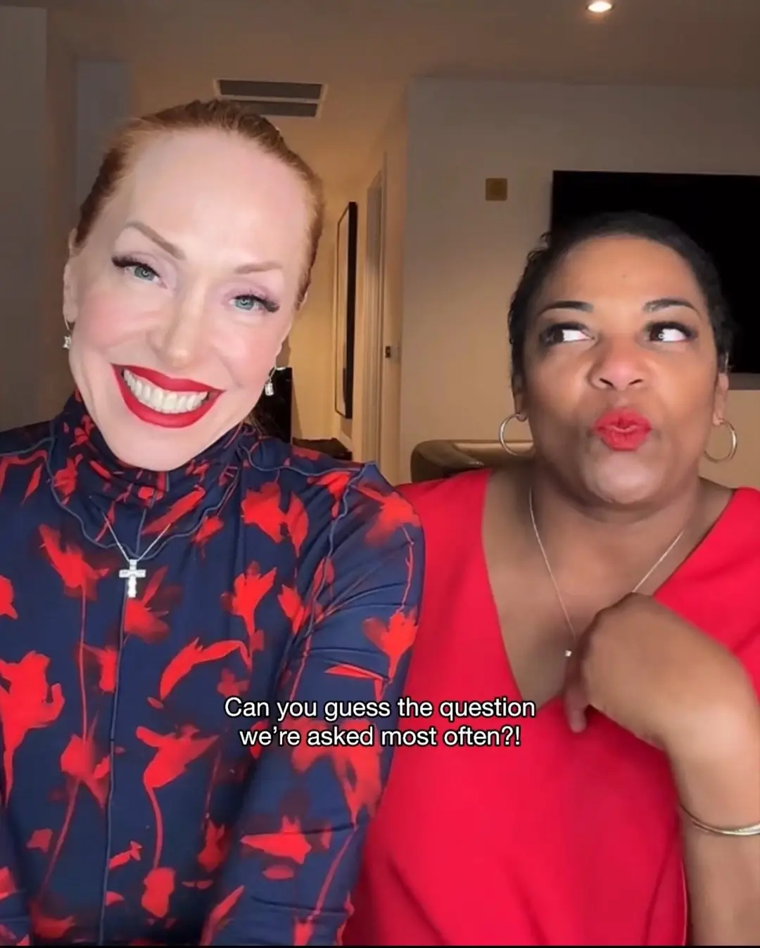 Check out T&C’s favorite lip stains are from @Maybelline New York and @sephora  #tracieandcheryl #wifetalktime 