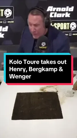 Kolo Toure takes out Henry, Bergkamp & Wenger #arsenal 