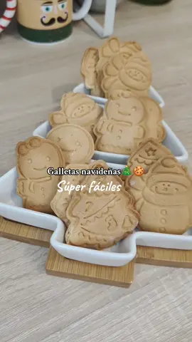 Muy ricas #galletasnavideñas #moldesgalletas #moldesnavidad #recetagalletas #cookies #chritsmascookies #galletasdemantequilla #Receta #temu #moldesgalletas 