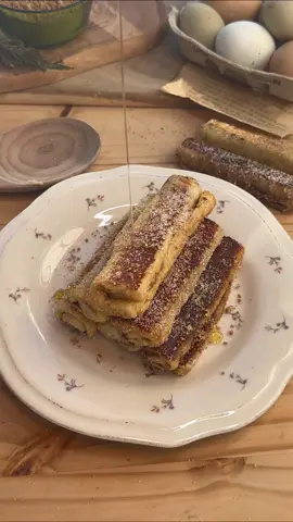 Easy nutella french toast rolls :D  #nutella #frenchtoast #food #FoodTok 