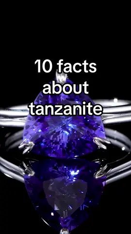 10 interesting facts about tanzanite, one of the rarest gemstones in the world 💙💎✨ #gemology101 #gemstonefacts #crystaltok #gemtok #weshoplc #deliveringjoy 