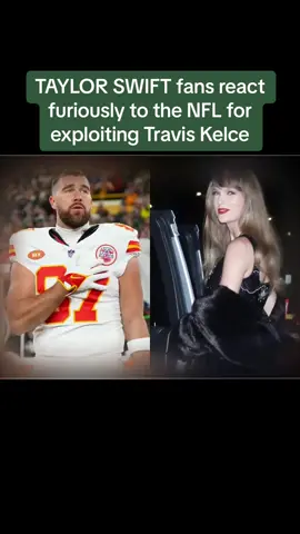 #TAYLOR #SWIFT fans #react #furiously to the #NFL for #exploiting #Travis #Kelce. #todayhot #todaynews #Couple #todaydrama #news #newsdrama #newshot 