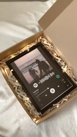 Our A4 Personalized Spotify Frame🥺🤍.  #fyp #fypシ゚viral #spotifypictureframe #giftideas 