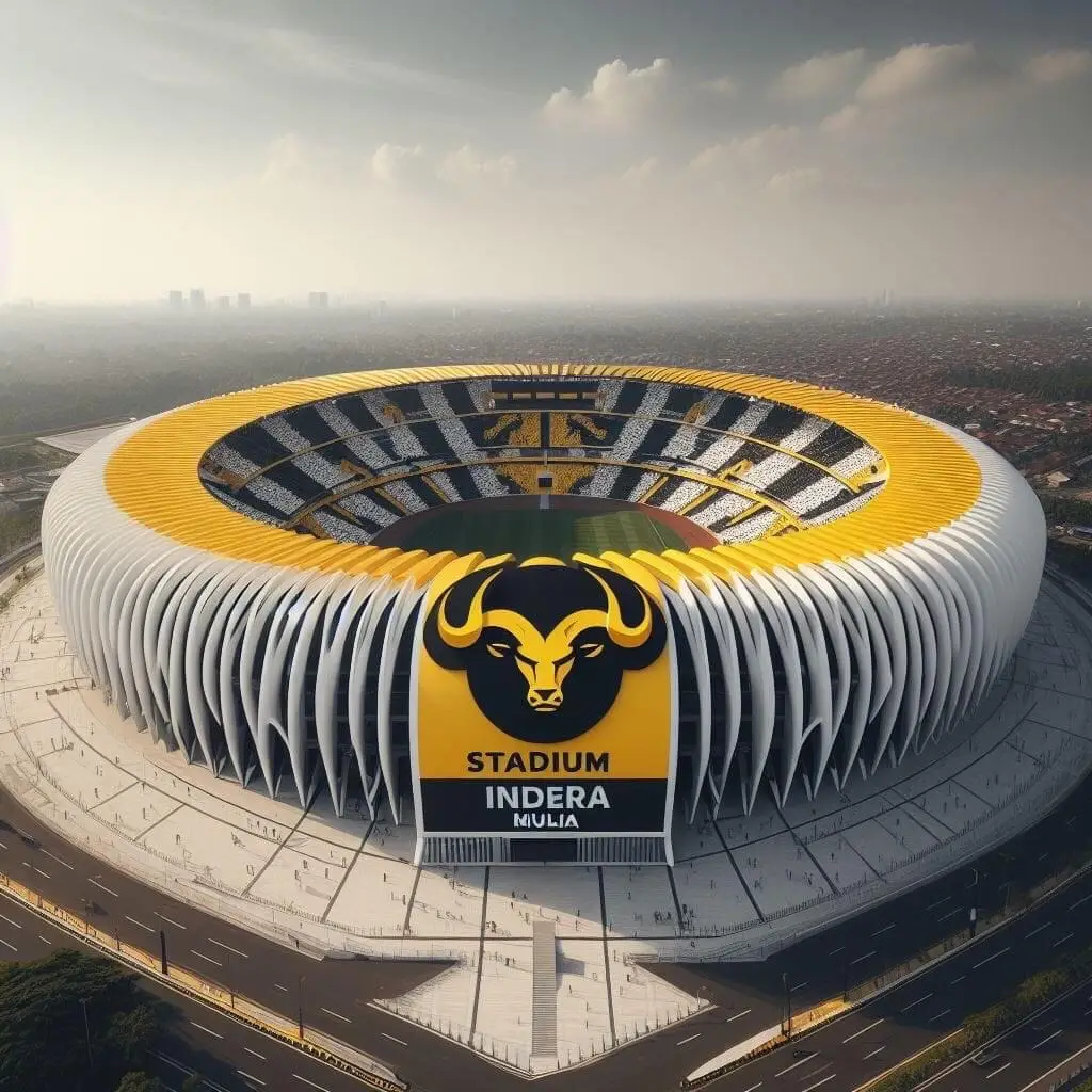 Stadium Perak 'The Bos Gaurus' melalui ilustrasi AI 🤩