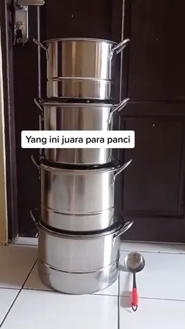Panci Stokpot steamer panci set tebel murah dapat 5pcs #klikkeranjangkuning #murah #fyp 