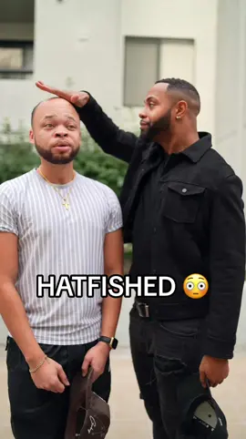 When you’ve been HATFISHED before 😂 @John-Jonne Smith @Jessica Lynn Diaz @Carey #CareyOn #foryourpage #Fyp #Hatfished #RedFlags #Competitive #Women #bald #Hairline #LetMeGetYourNumber 