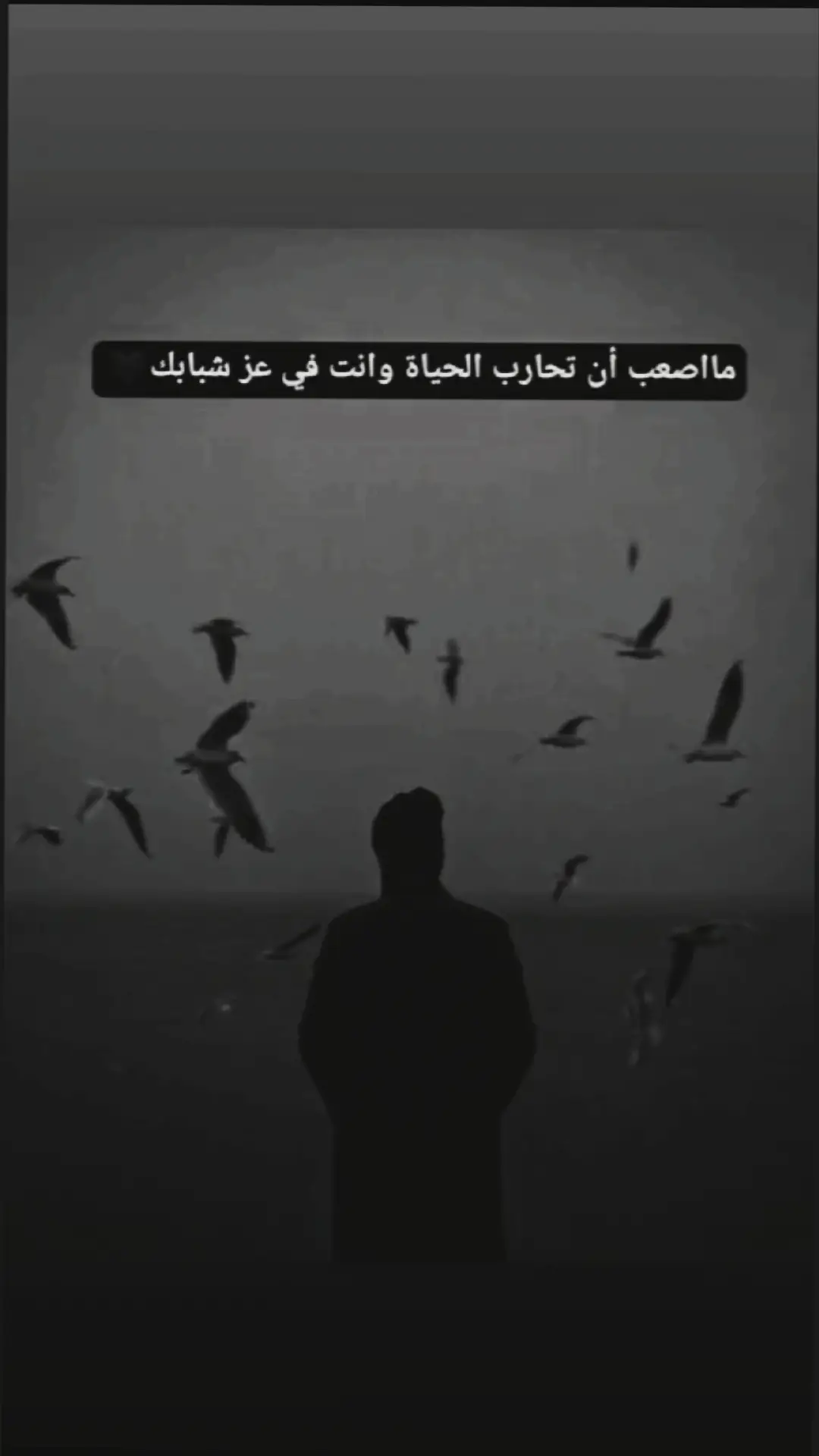 ما اصعب ان تحارب الحيا ونتا في عز شبابك😑🥀#واقع_كئيب_waqie_kayiyb #تعبان #ما_لقيت_حدا_يفهمني_ولا_راح_الكا #ستوريات_حزين #عبارات_حزينه #😔🥀 