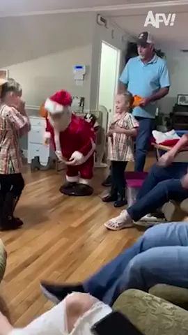 Santa got too jolly 🎅 #afv #holiday #fail #Christmas