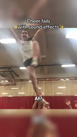 Cheer fails ✨with sound effects✨ #cheertok #cheer #cheerleader #cheerleading #fail #stunt FAKE BODIES!!!!!!! 
