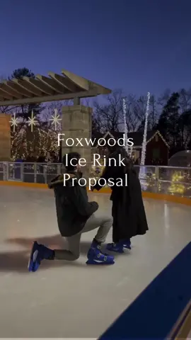 Congratulations Antonio and Celine! 🥰Love is in the air at the Foxwoods Ice Rink and Winter Terrace! ❄️💍 Witness this heartwarming proposal and experience the magic of our enchanting ice rink. Tag someone you'd love to skate with! Don't forget to enter our Foxwoods Dream Wedding Giveaway from now until February 2nd for a chance to win the wedding of your dreams! Tap the link in bio to enter! #FoxwoodsIceRink #FoxwoodsWinterTerrace #Foxwoodsresortcasino #Foxwoodsproposal #Thingstodoinct #proposal 
