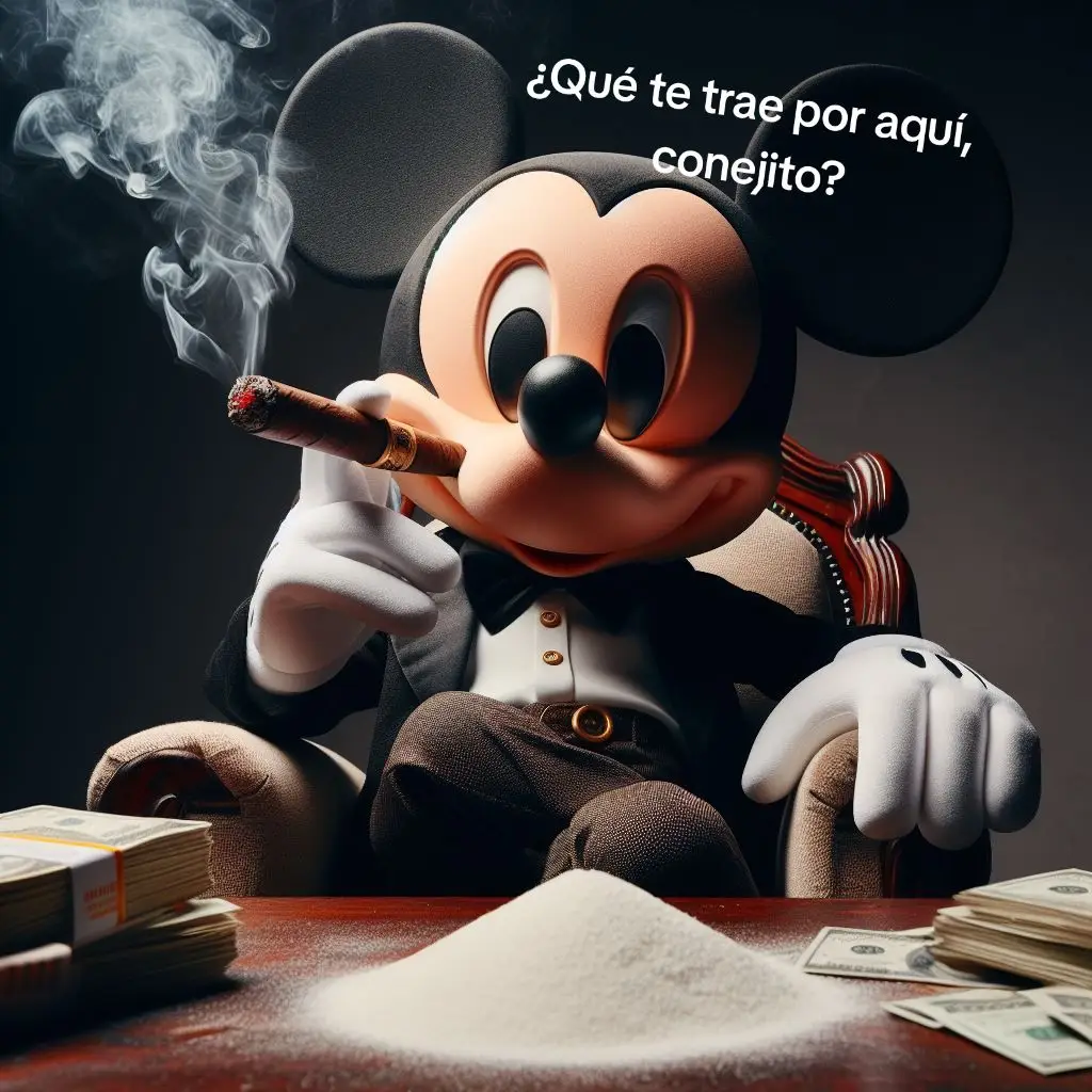 Parte 1 de esta NUEVA HISTORIA. SE VIENEN COSITAS. Follow y like para más 😉😈 #artificialintelligence #parati #foryoupage #ai #ia #bing #midjourney #chatgpt #foryou #inteligenciaartificial #mickeymouse #BugsBunny #bender #historia #serie #content #contntcreator #aicontent 