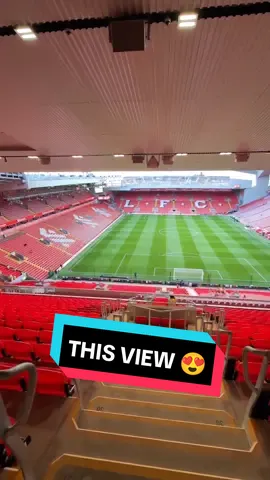 The view from the Anfield Road end 😍 #LFC #Liverpool 