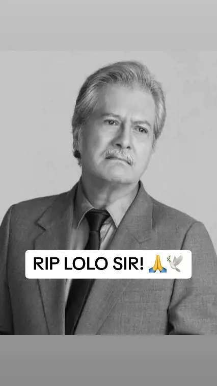 RIP LOLO SIR 😞🙏🕊️ BREAKING: Pumanaw na ang veteran actor na si Ronaldo Valdez, ang ama ni Janno Gibbs. Our deepest condolences to the bereaved family  🙏 #foryou #ronaldovaldez #trending #viral #philippines #filipinotiktok 