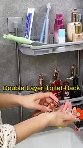 Toilet rack with double later! Senang dipasang! #toiletrack #bathroomracktoiletrack #shelfabovetoilet #toiletstorageshelf #toiletshelf #toiletshelforganizer #toiletorganizer #toiletstorage #toiletstoragerack #toiletstorageshelf #toiletstorageunit 