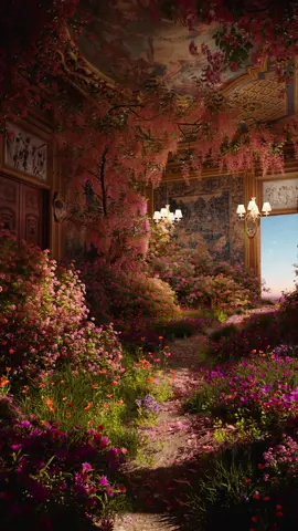 Discovered this secret floral room #jamestralie #flowers #liminal #backrooms #artistsoftiktok #fyp 