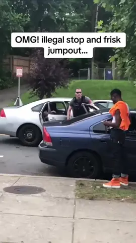 OMG! illegal stop and frisk jumpout... #police #policeofficer #policeoftiktok #officer #officersoftiktok #jail #law #lawsuit #viralvideo #powertrip #auditamerica #foryourpage 