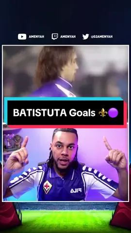 Gabriel BATISTUTA ⚜️🟣 The hardest shot power in history? 🥶 #football #amenyah 