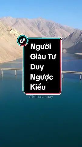 Người giỏi chưa chắc đã giàu, nhưng người giàu thì chắc chắn giỏi. Tư Duy Mở nhìn nhận sự việc một cách nhạy bén, hiểu người hiểu sự việc tốt. Tư duy ngược là công cụ xử lý vấn đề sắ.c b.én, đưa bạn thoát khỏi lối mòn, biến điều không thể thành có thể, vận dụng tốt nó sẽ mở cho bạn đến cánh cửa thế giới mới #tuduynguoc #tuduymo#sachhay #knhschhay#xuhuong 