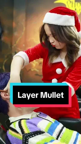 Anh em yêu cầu PhongBvB đổi ông già Noel nhiều quá 😂😂 Lên luôn cho anh em kiểu tóc Layer Mullet nhuộm Tím chơi Noel 2023 nha #xuhuong2023 #tocnamdepphongbvb #tocnamdep #phongbvb #hairstyle @