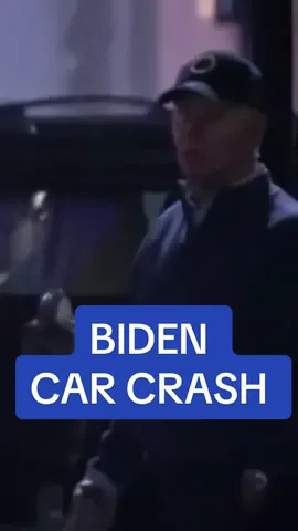 Joe Biden was ushered to safety after a car collided into the US President’s motorcade in Delaware. #USA #news #joebiden #fyp #collision #crash #breaking #drama #us #delaware 