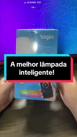 Comprei a melhor lâmpada inteligente! #tech #amazon #automatização #alexa #echodot #elgin #lampadainteligente #smarthome #technology #capbugzila #fy 