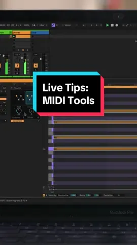 Create an idea from scratch in less than 60 seconds with Live 12’s new MIDI Tools. Link in bio to learn more. #abletonlive #live12 #ableton #midi #chords #melody 