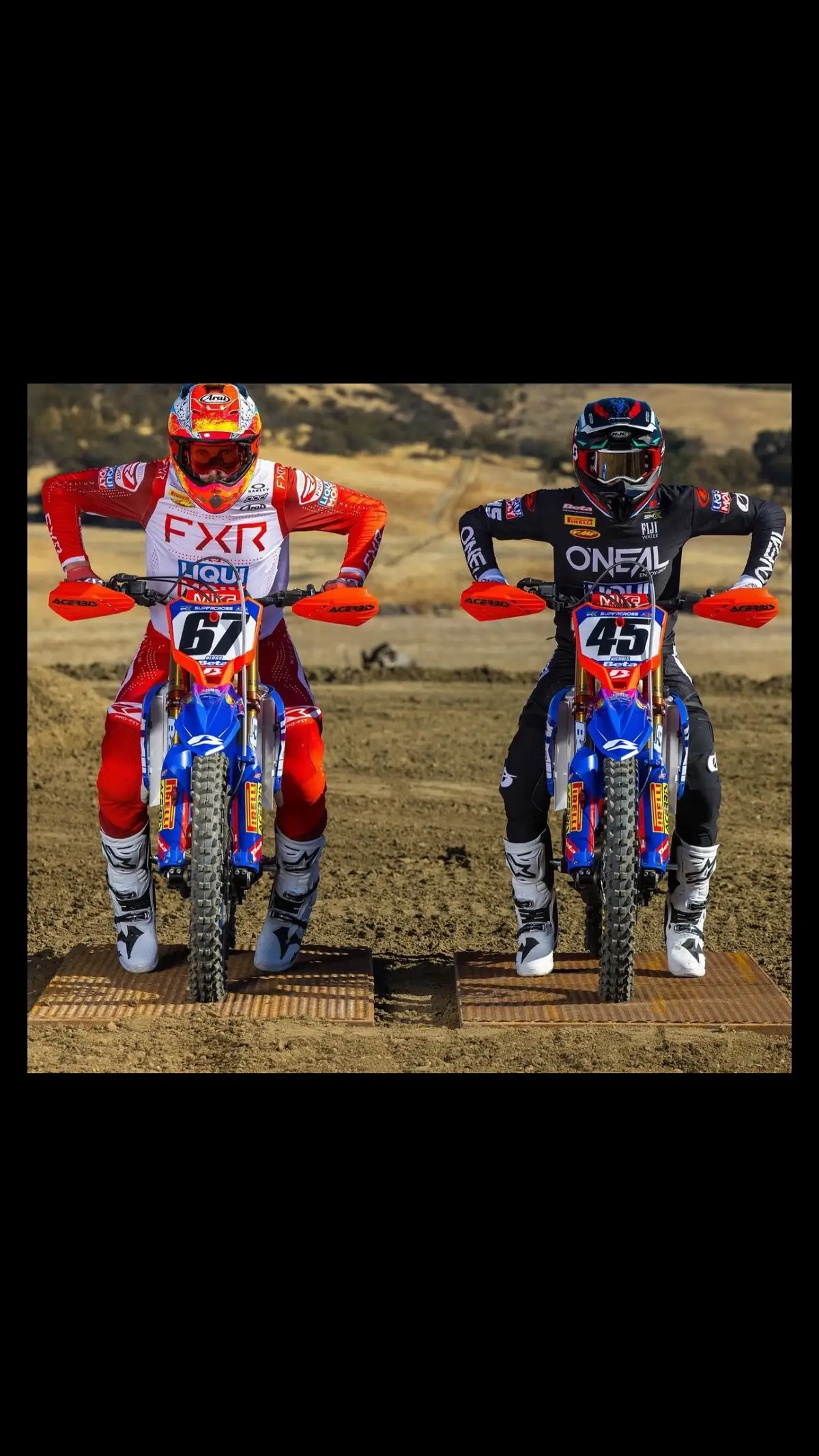 #newguysontheblock #coltnichols and #bbloss67 #betausa all set for the new season of #supercross #2024 