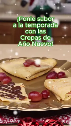 ¡Una receta para toda tu familia! ¡Sorpréndelos en la cena de año nuevo con estas crepas! Síguenos para parte 2 #EntreCampeonas​ ​