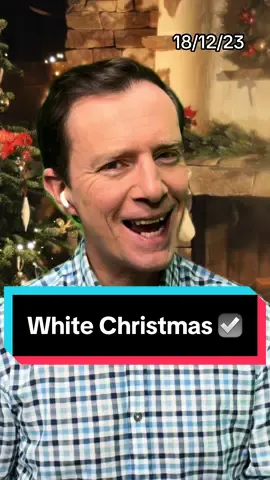 Will it be a white Christmas? #WhiteChrismas #Snow #EduTok #LearnOnTikTok 