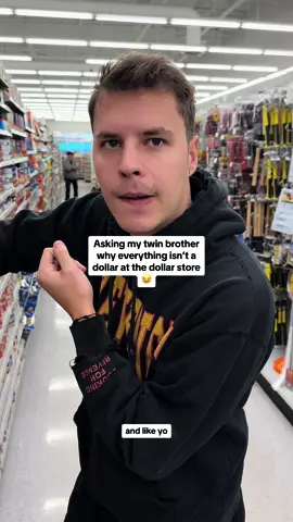 “Dollar or not store” bruh…😂 #viral #trending #funny #reaction #twinpranks #dollarstore 