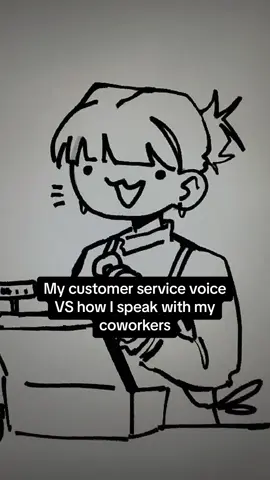 I love my coworkers the only one i talk like this with is harry but i know him outside of work #art #work #barista #coffeeshop #artist #animation 