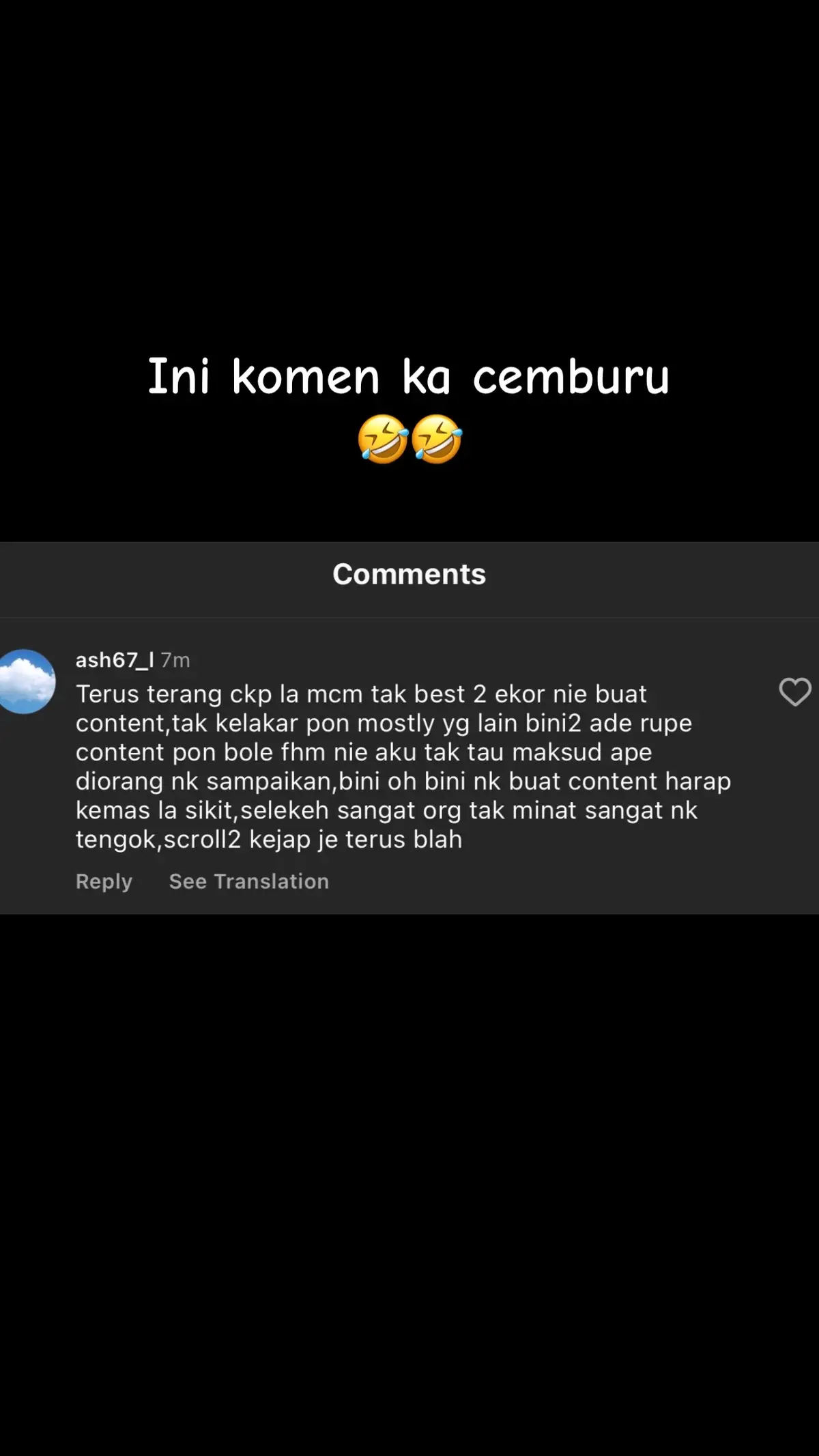 ini komen ka cemburu 🤣🤣