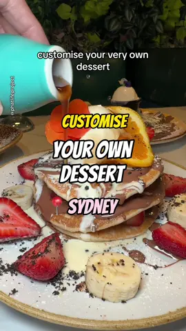 BUILD YOUR OWN DESSERT SYDNEY ⬇️⬇️ This super instagrammable café in Sydney lets you build your very own dessert for $18.99 Choose between a pancakes, waffles or crepe base before proceeding to add on from an eclectic selection of toppings and sauces to create your own sweet adventure This is Dine and Dezerts, 373 Bay St, Brighton-Le-Sands, Sydney 𝙁𝙤𝙡𝙡𝙤𝙬 @phatlifeproject for more PHAT things to see, eat and do! #dineanddezerts #sydneybrunch #customisedesserts #aestheticcafes 