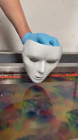 Hydro Dipping Mask #satisfying #hydrodipping 