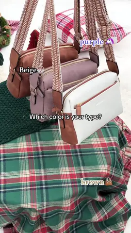 Which color-Beige,brown or purple?🙌🏼🦄🎄 #bostantenofficial #bostanten #bostantenbag #fyp #foryoupage #TikTokShop #Christmasgift #giftidea #crossbodybag #colorbag #everywherebag #mombag #bagholic #bagforher #rommybag #whiteelephant #TikTokShopHolidayDeals #mombag