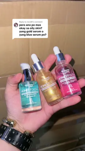 Replying to @rnd_88 Difference between #HonestGlowSerum which is the best serum I will recommend for oily skin? Here's the answer.. #HonestGlow24kGoldPapayaSerum #HonestGlowGlassSkinSerum #HonestGlowNiacinamideSerum #HonestGlowReview 
