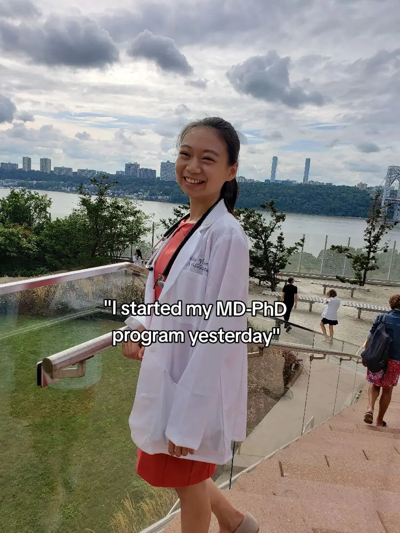 grateful to be here 🥺 and that my program took a chance on me #medicalschool #medschool #whitecoatceremony #mdphd #mstp #medstudent 