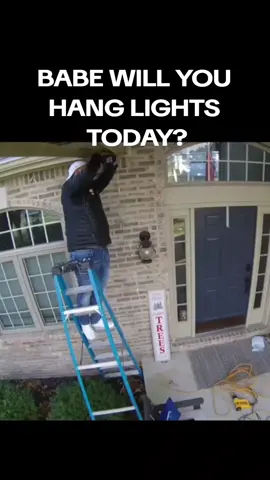 Merry Christmas  #merrychristmas #christmas #christmaslights #install #ladder #fail #fyp #foryourpage #viralvideo 