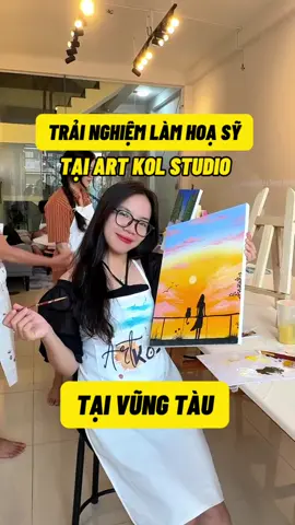 Trải nghiệm làm hoạ sỹ dù chưa bao giờ cầm cọ tại Vũng Tàu #anchoivungtau72 #vungtau #dulichtinhbariavungtau #dulichvungtau #xuhuong #fyp #dulich #art #KOL #vetranh #workshop 