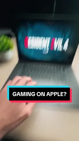 Can you finally game on a Macbook? 😍 Playing Resident Evil 4 on the MacBook Pro M3 Pro and iPhone 15 Pro Max A17 Pro Bionic 🔥🤯 #gaming #macbookgaming #macbookpro #macbookprom3pro #residentevil4 