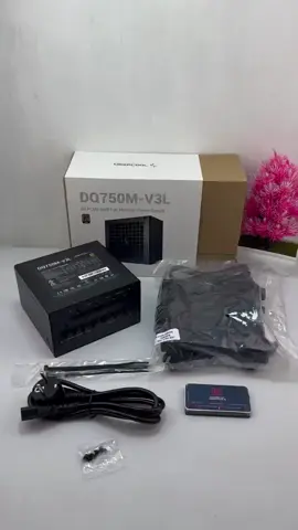 READY DITOKO HOUSE OF COMPUTER POWER SUPPLY GAMING DEEPCOOL 750W 80+ GOLD DQ750M-V3L MODULAR FLAT