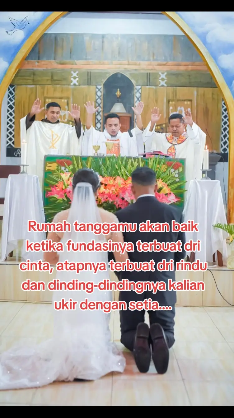 Apa yang dipersatukan Allah tidak boleh diceraikan oleh manusia#pernikahan Katolik#katolikindonesia #katolikku_keren #bajawa_flores_ntt #fypシ #nttpride🏝🔥 #maumere_manisee 