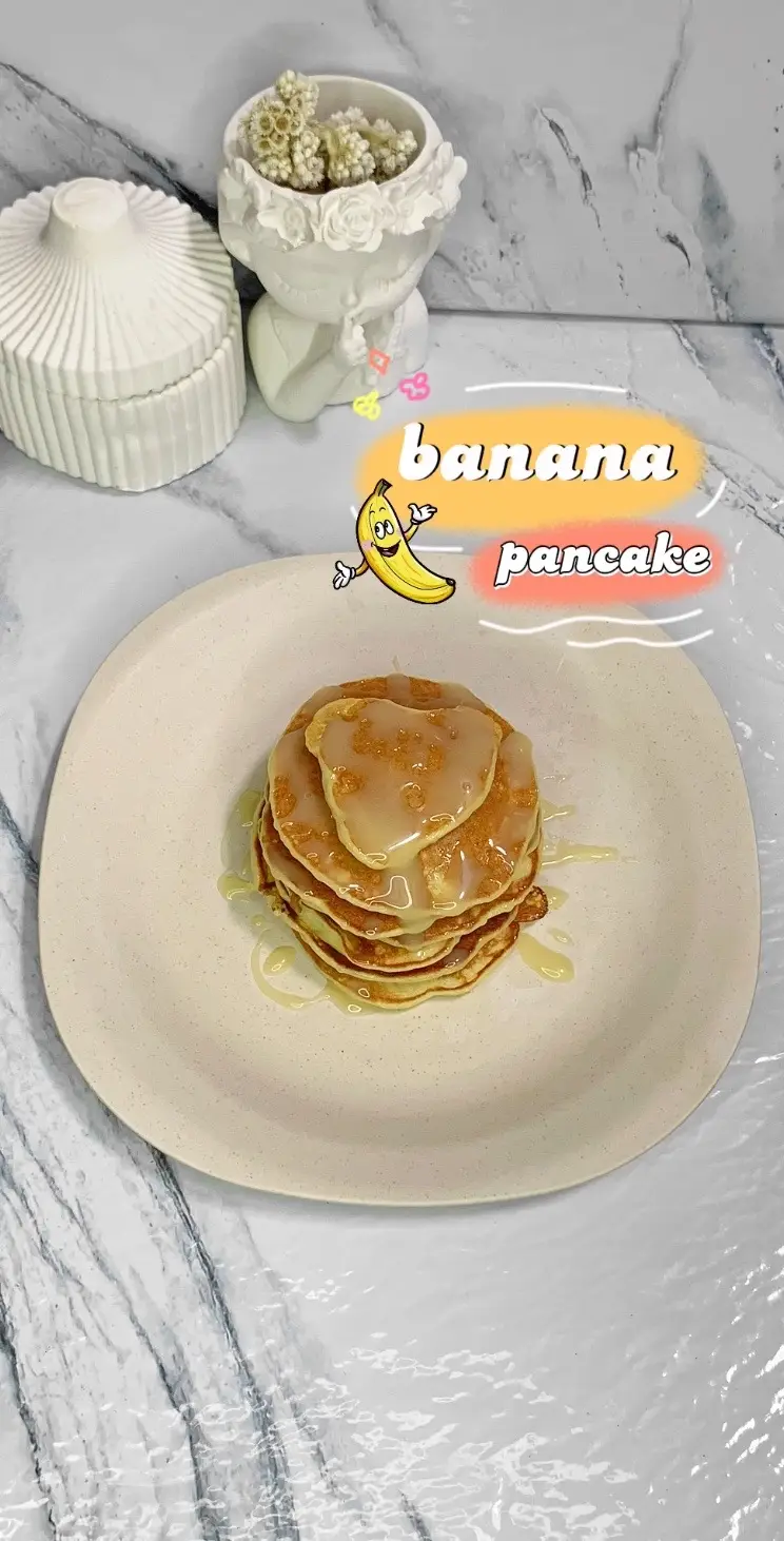 Part 73 | ide cemilan atau sarapan ala bule cocok banget nih no ribet ribet buatnya #bananapancake #cemilanviral #fypシ 