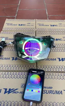 Choá đèn suruma lên bi cầu 3.0 M10v4 xe wave #dochoixemaylh #xuhuong #tiktok 
