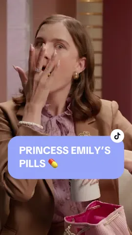 Go ahead and try a few of Princess Emily's pills - it's just some vitamins, Wellbutrin, and ecstasy #veryimportantpeople #vicmichaelis #interview #annagarcia #princessemily 