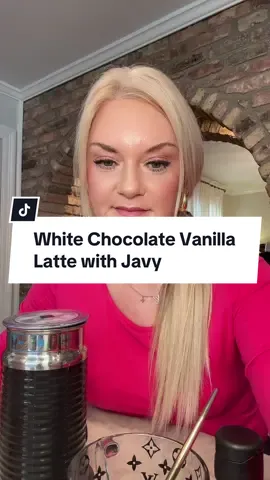 My recipe for white chocolate vanilla latte using Javy coffee concentrate! #javy #javycoffee #javycoffeeconcentrate #coffeerecipe 
