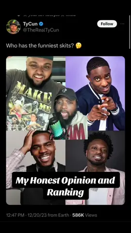 Rankings: 6. Funny Marco 5. Desi Banks  4. Haha Davis  3. Kyle Flood  2. Tra Rags  1. Druski #comedians #skit #skits #drusky #funny #funnyskit #funnyskits #fyp 